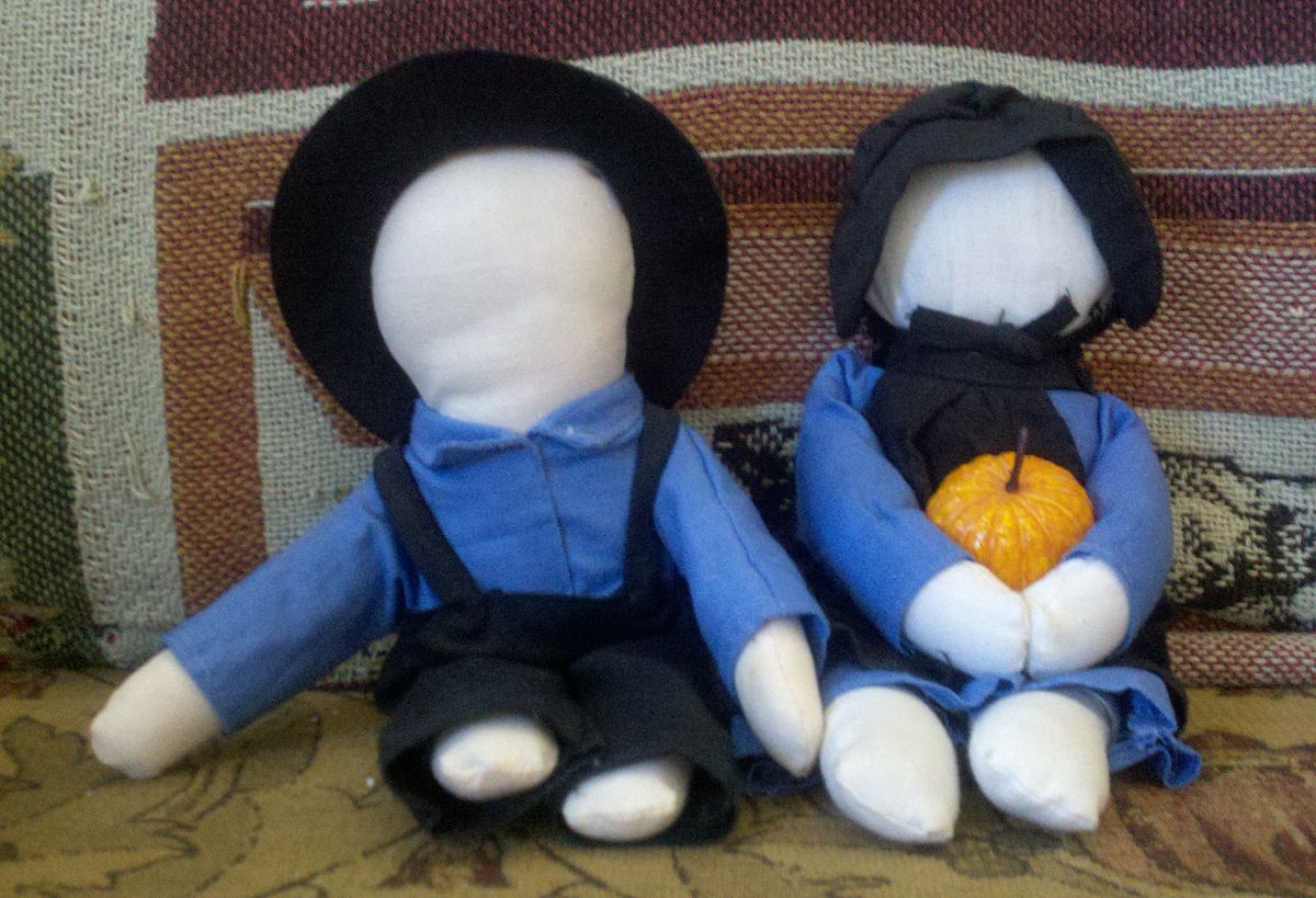 Image result for amish dolls no face