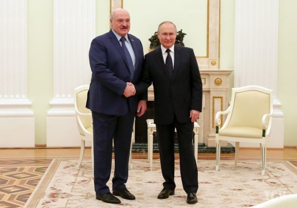 Володимир Путін та Олександр Лукашенко / © Associated Press