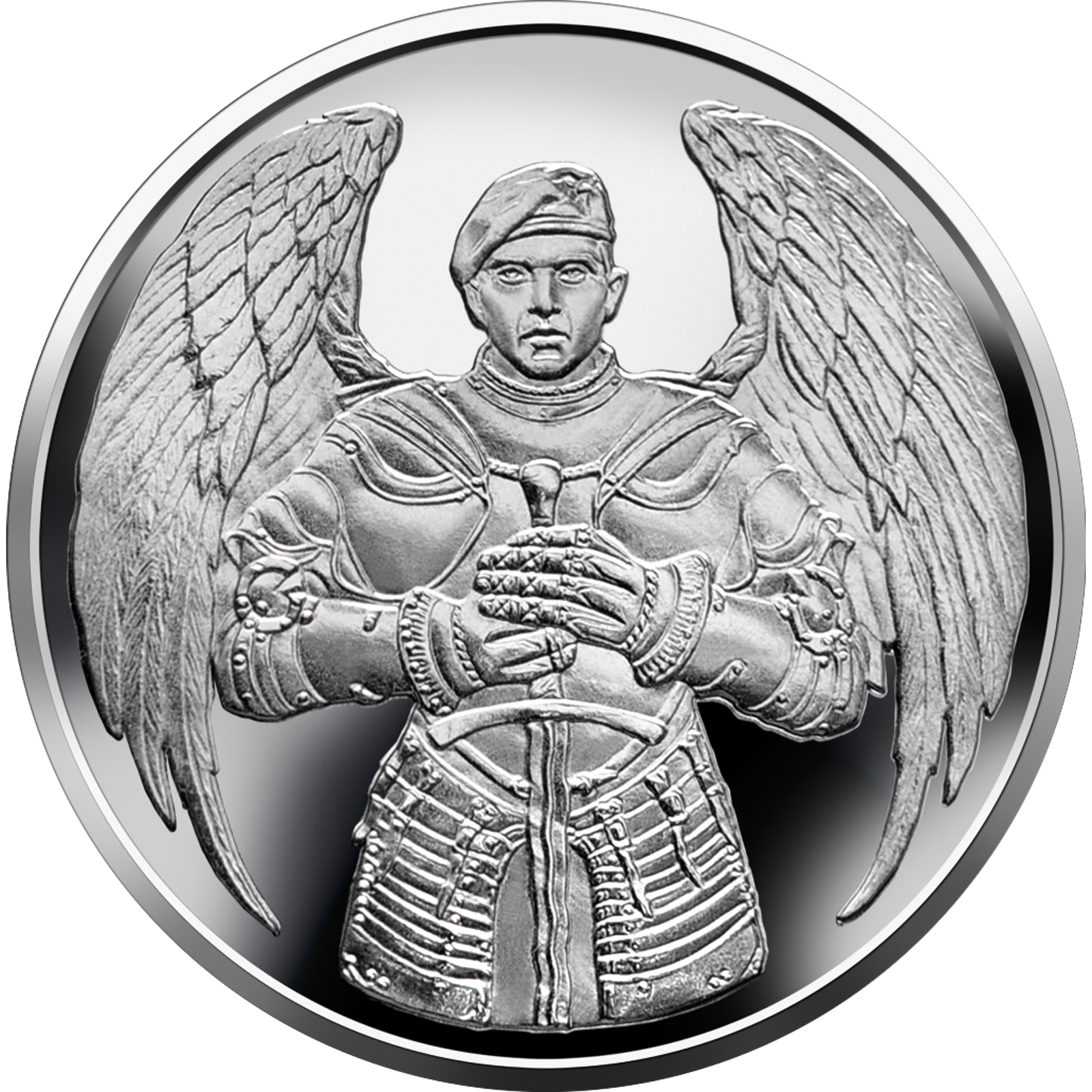 Реверс монети, присвяченої десантникам