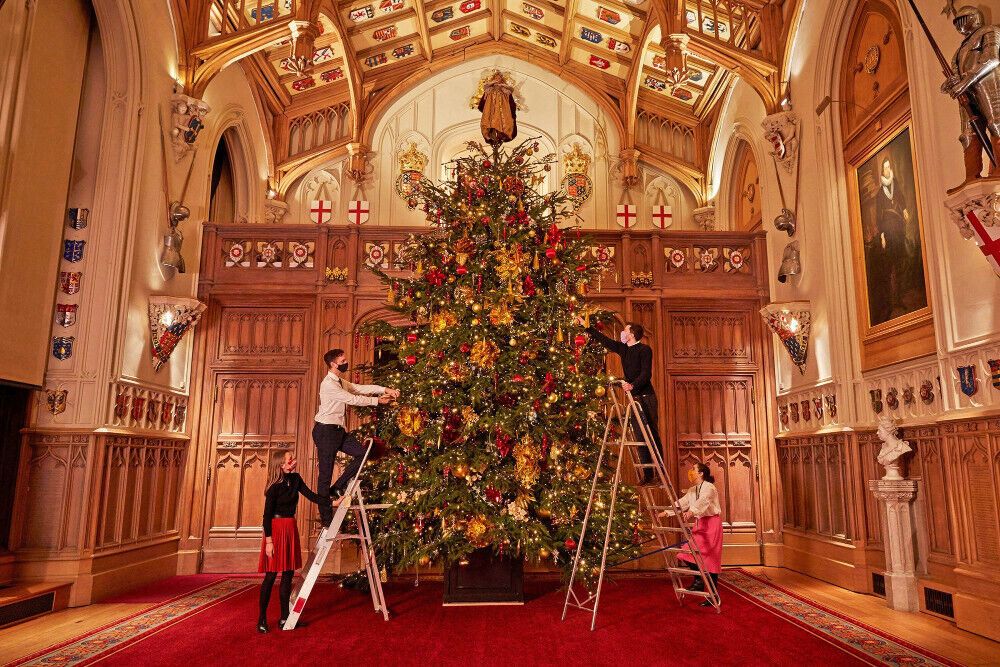 Різдвяна ялинка у Віндзорському замку