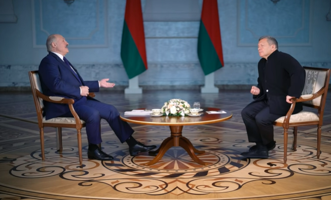 Лукашенко дає велике інтерв'ю Соловйову.