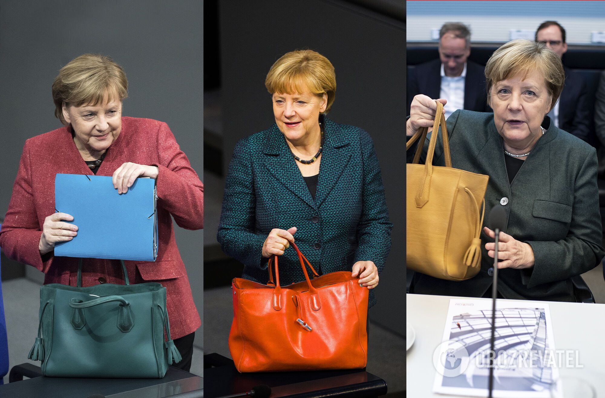 Меркель любить великі сумки-шопери.