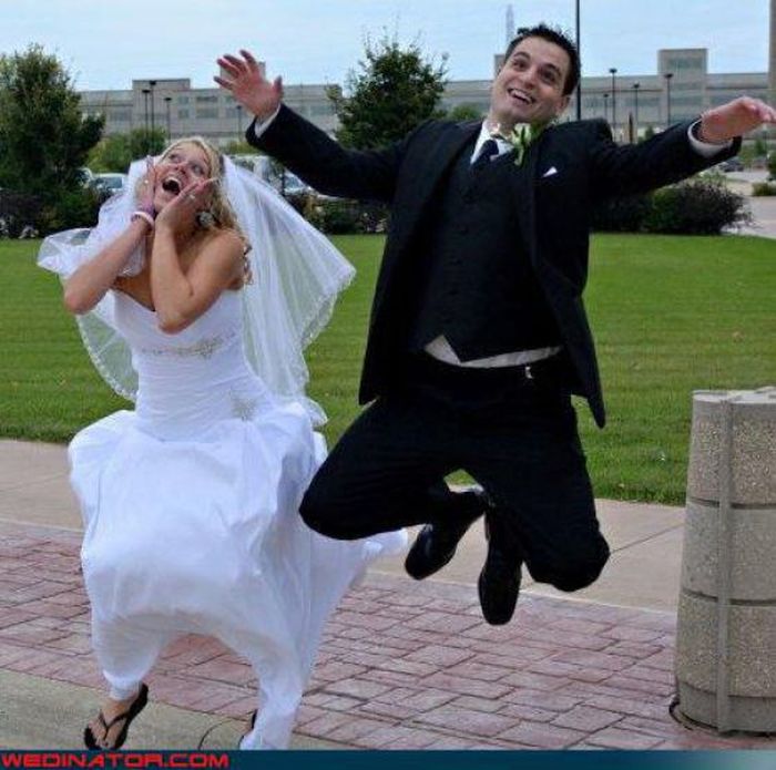Коли фотограф познущався: Найгірші та смішні весільні фото