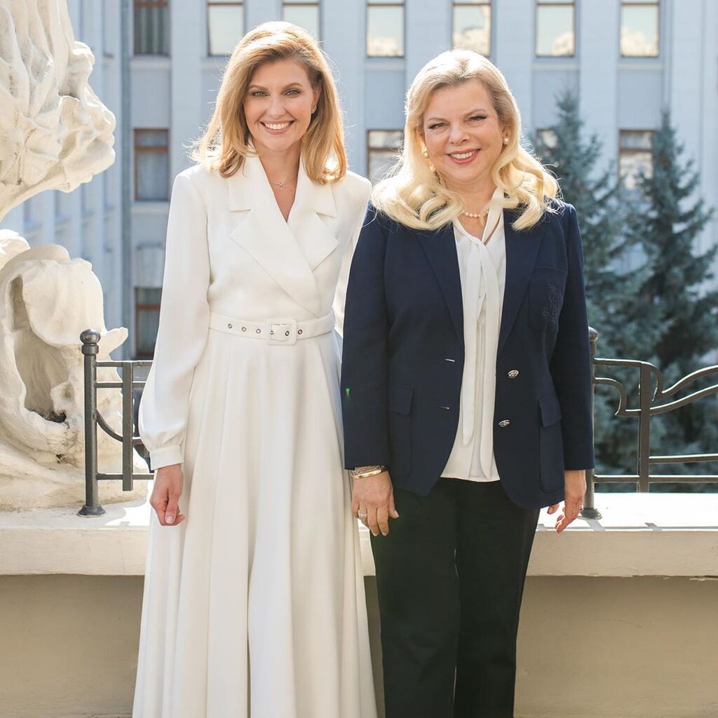 Олена Зеленська і Сара Нетаньягу