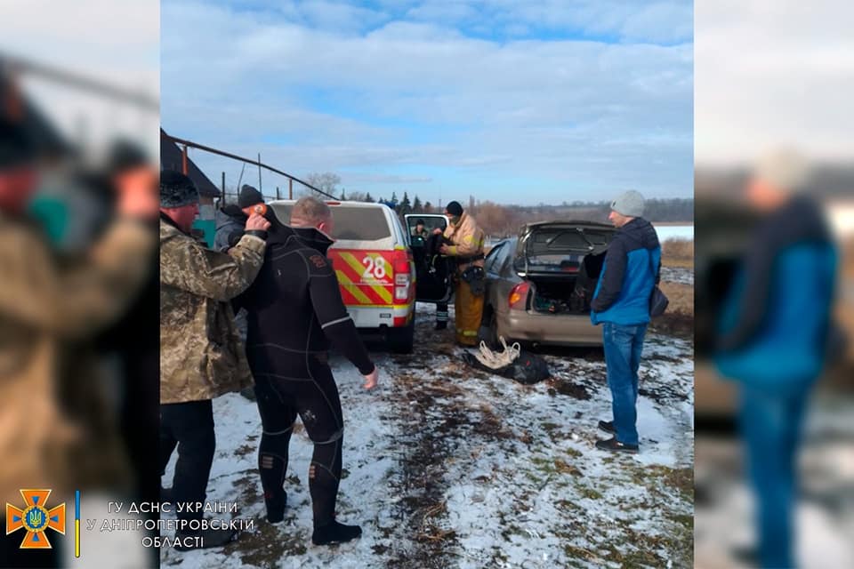 Під Дніпром чоловік заради відео стрибнув в ополонку, але виринути не зміг