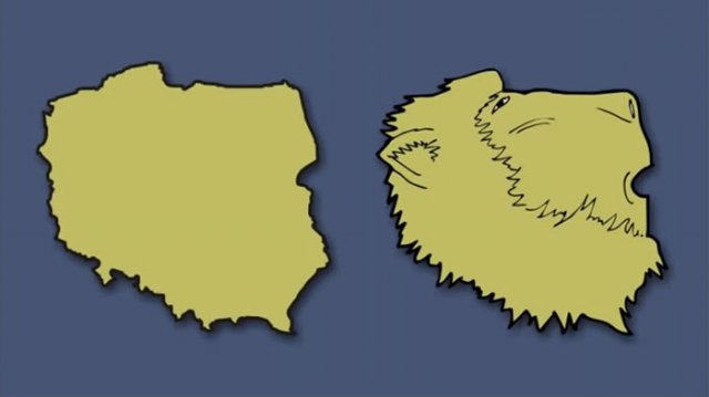 Італія – чобіт, а Франція – сова: блогер перемалював карту Європи - фото 346434
