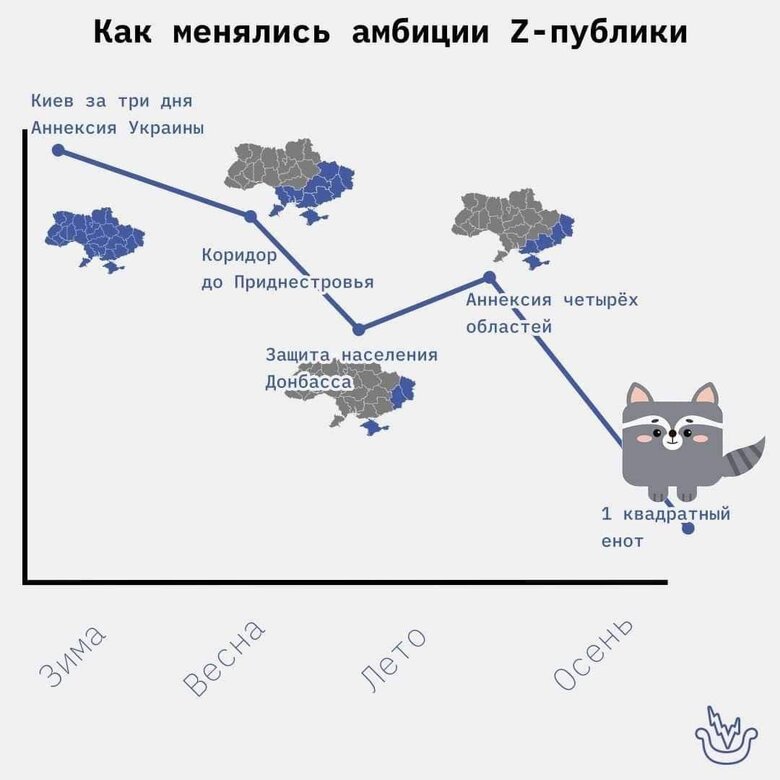 Під час втечі з Херсона окупанти вкрали єнота. Мережа вибухнула мемами 01