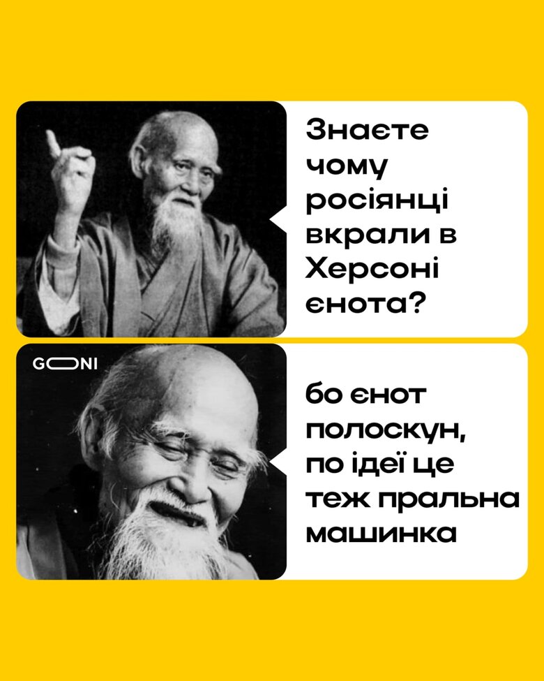 Під час втечі з Херсона окупанти вкрали єнота. Мережа вибухнула мемами 09