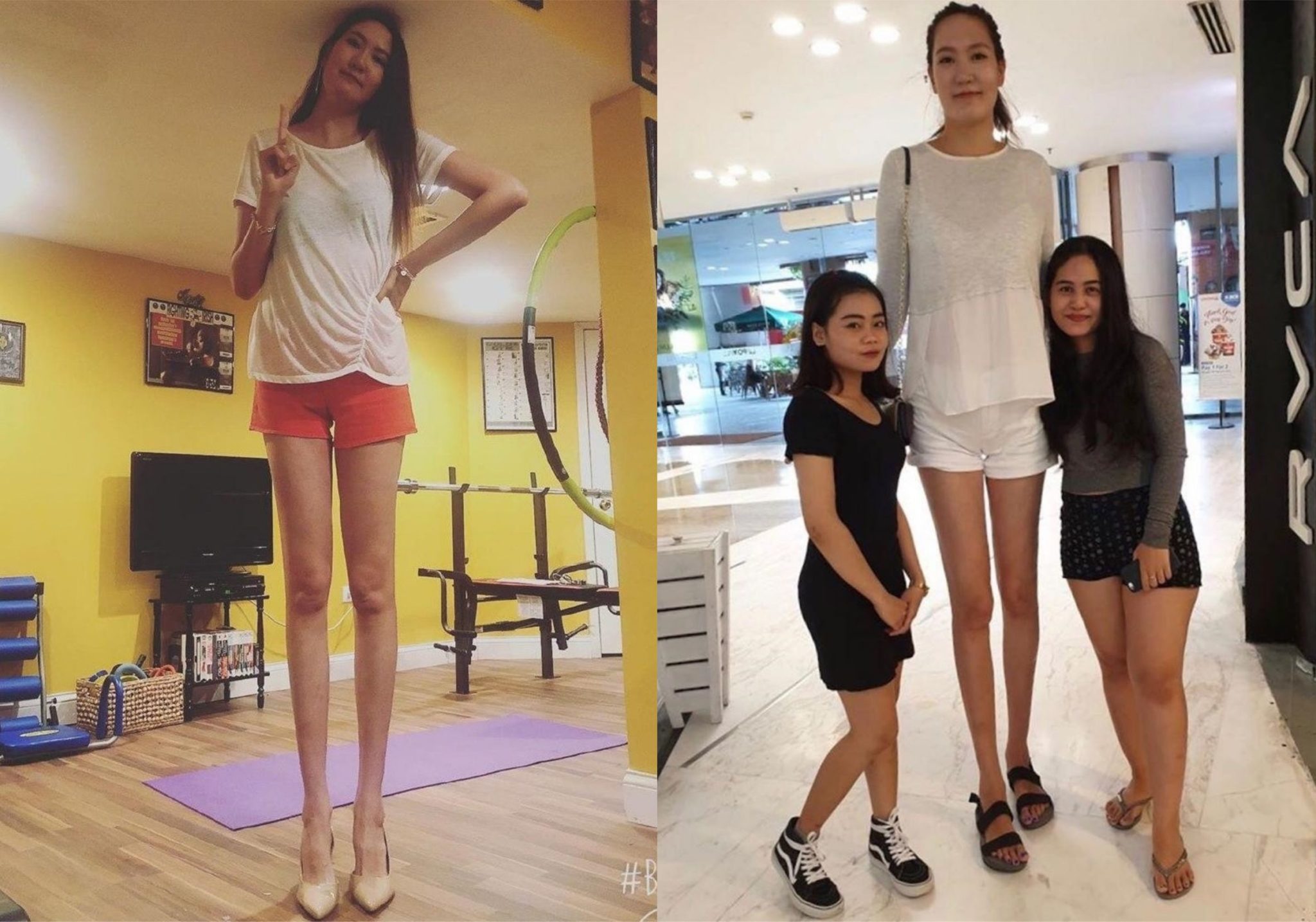 Ноги двухметровой девушки признаны одними из самых длинных в мире, но для неё это настоящее испытание