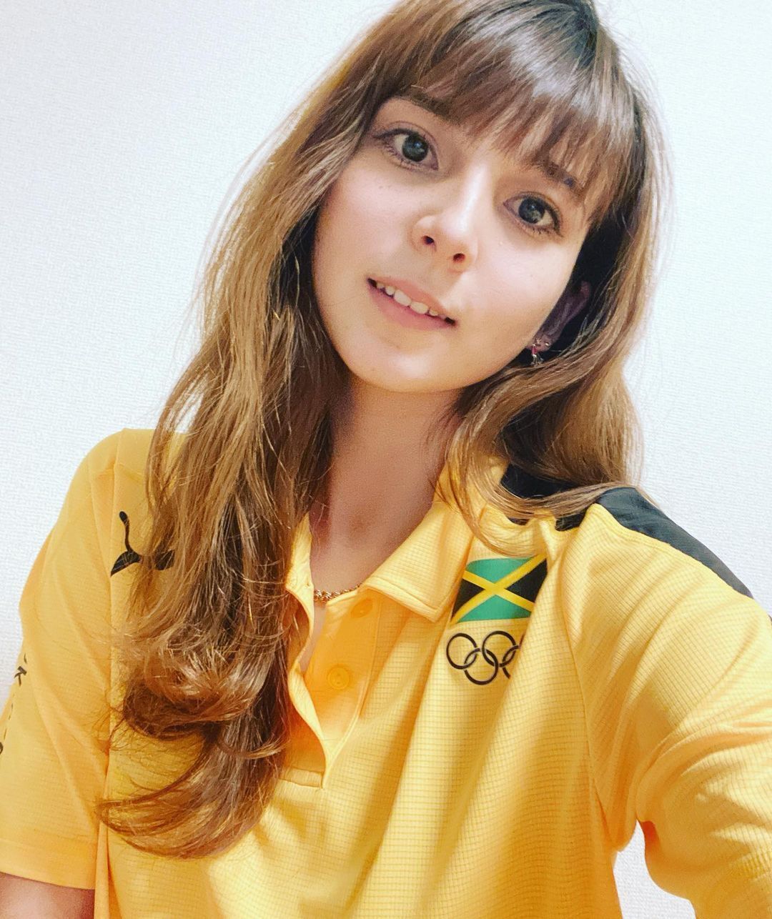 Тіяна Стойкович у футболці збірної Ямайки
