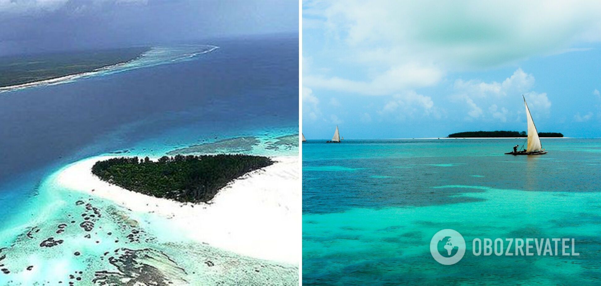 Острів Мнемба має просторі пляжі і лагуни з білосніжним піском.
