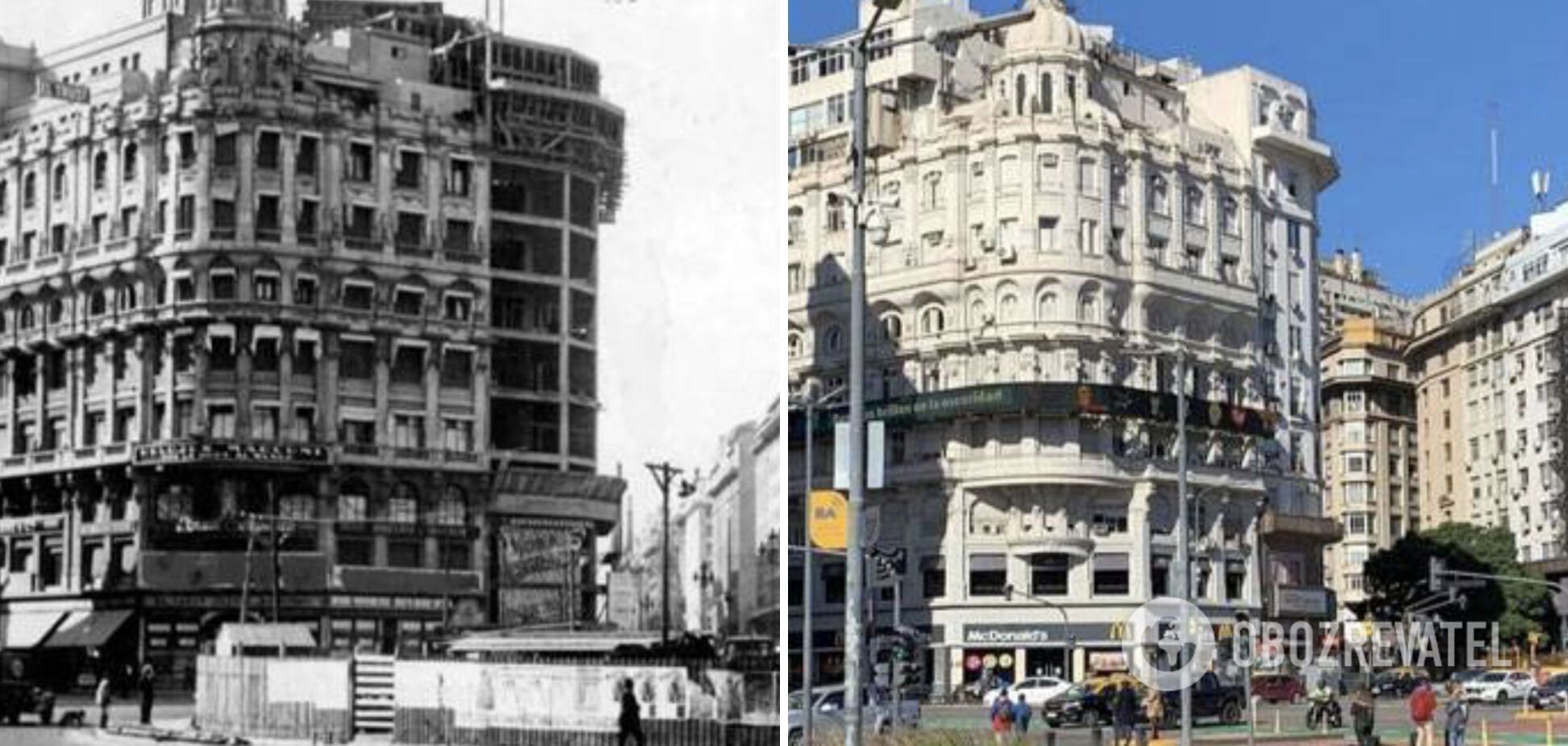 Буенос-Айрес у 1925 році й у 2021 році