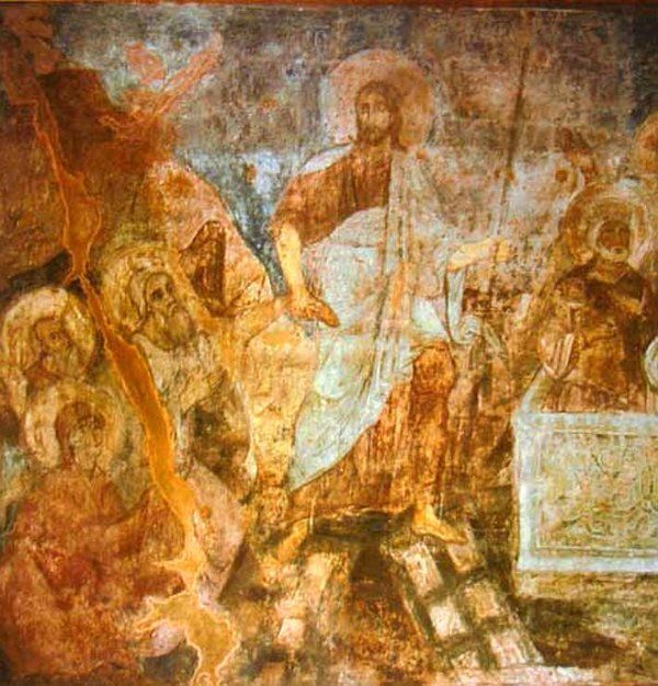 Фреска зі спуском Христа у пекло в Софійському соборі