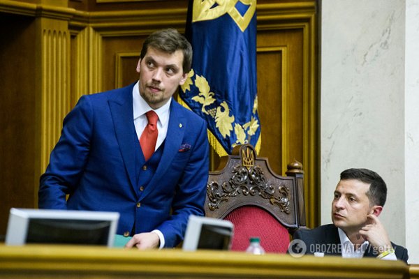 Президент Зеленський і прем'єр Гончарук