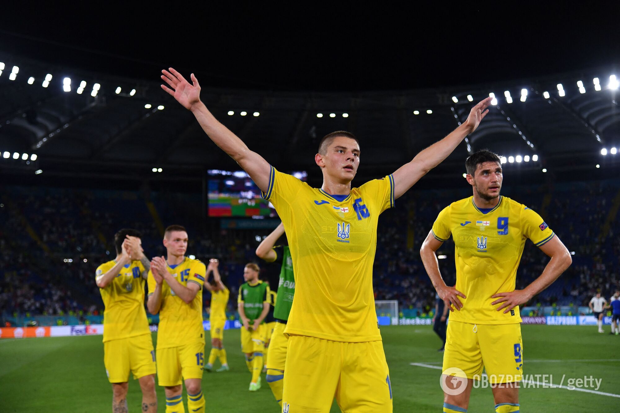 Українська збірна вилетіла після 1/8 фіналу.