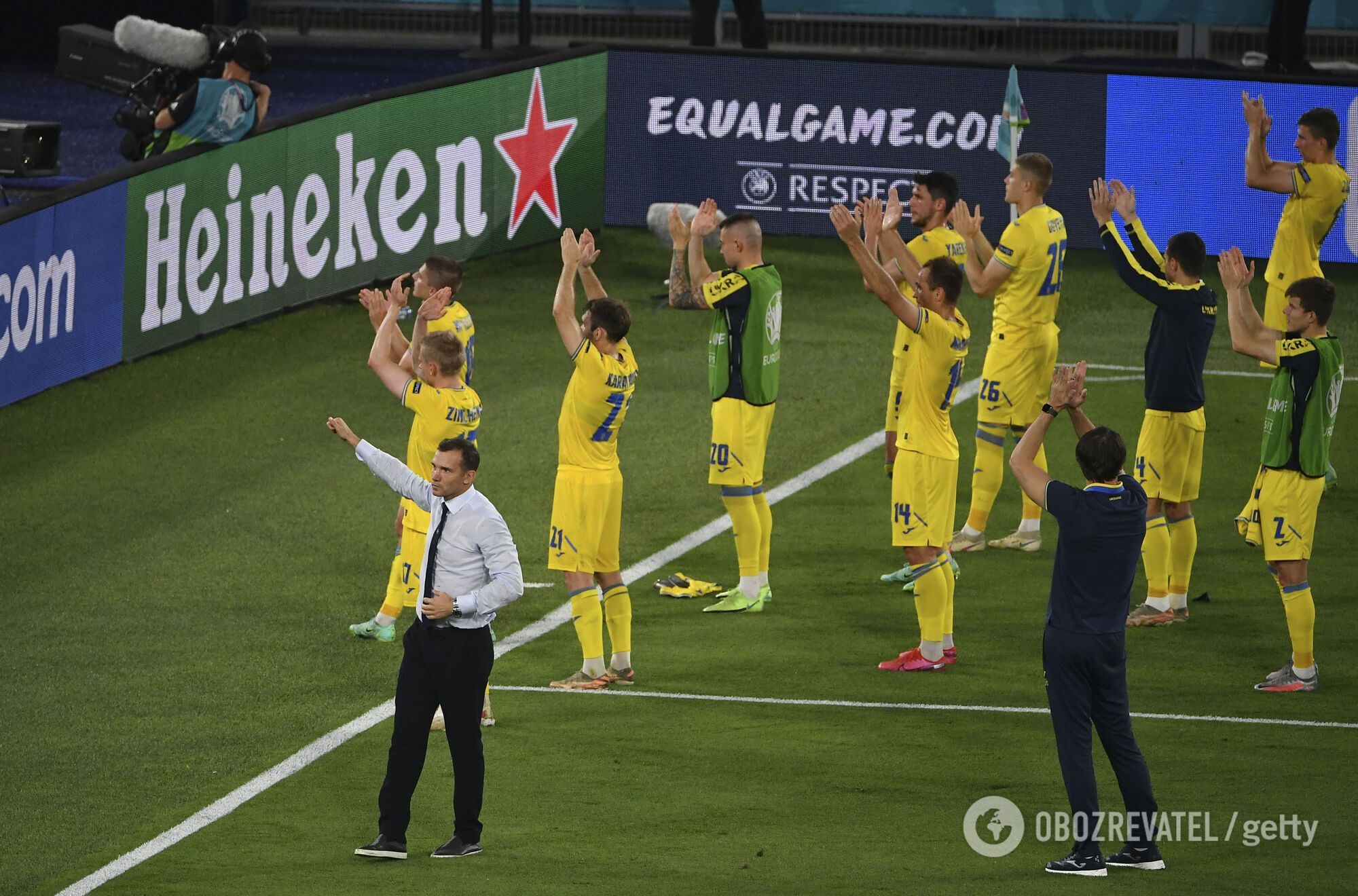 Збірна України подякувала вболівальникам після матчу з Англією.