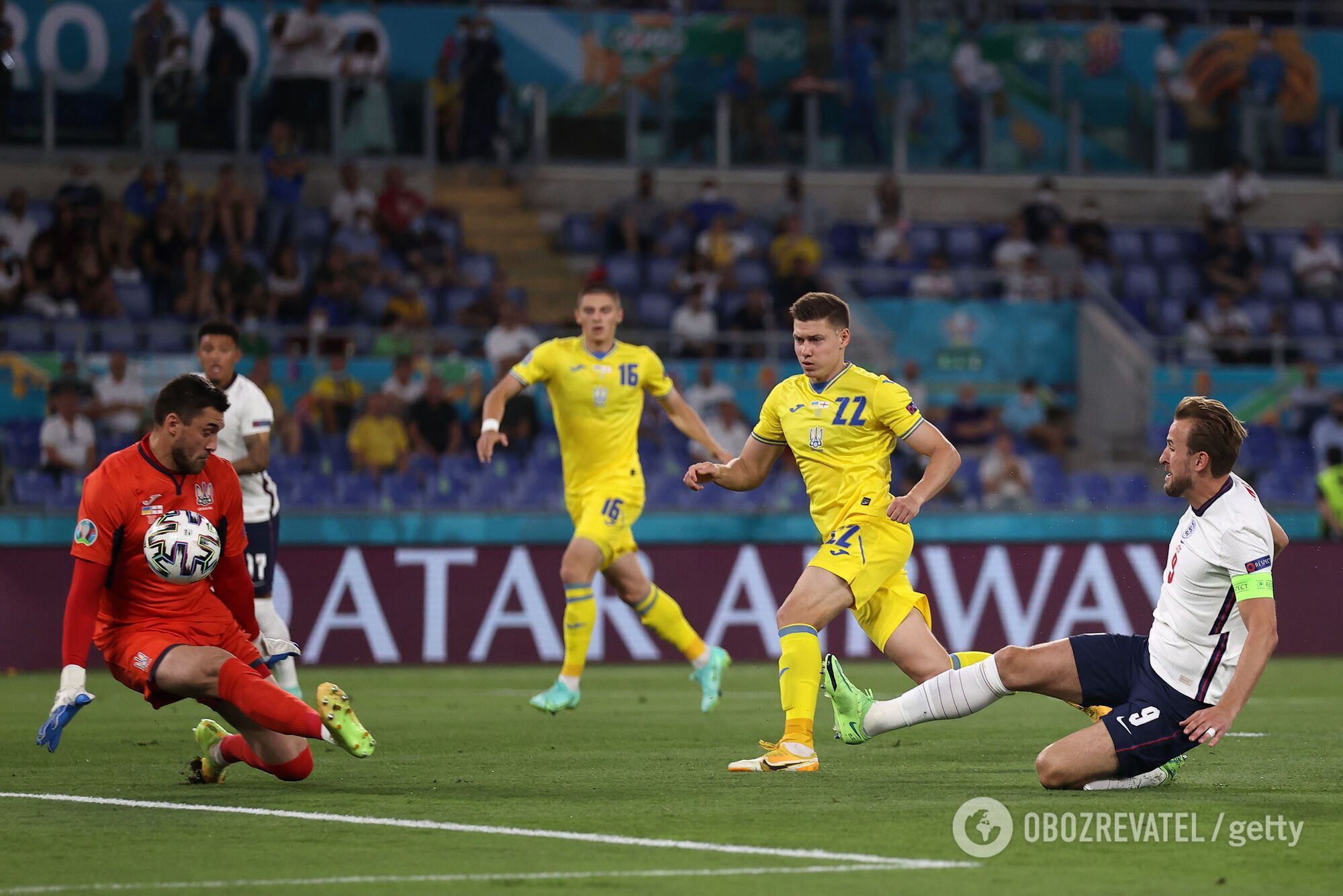 Україна вилетіла на стадії 1/4 фіналу Євро-2020.