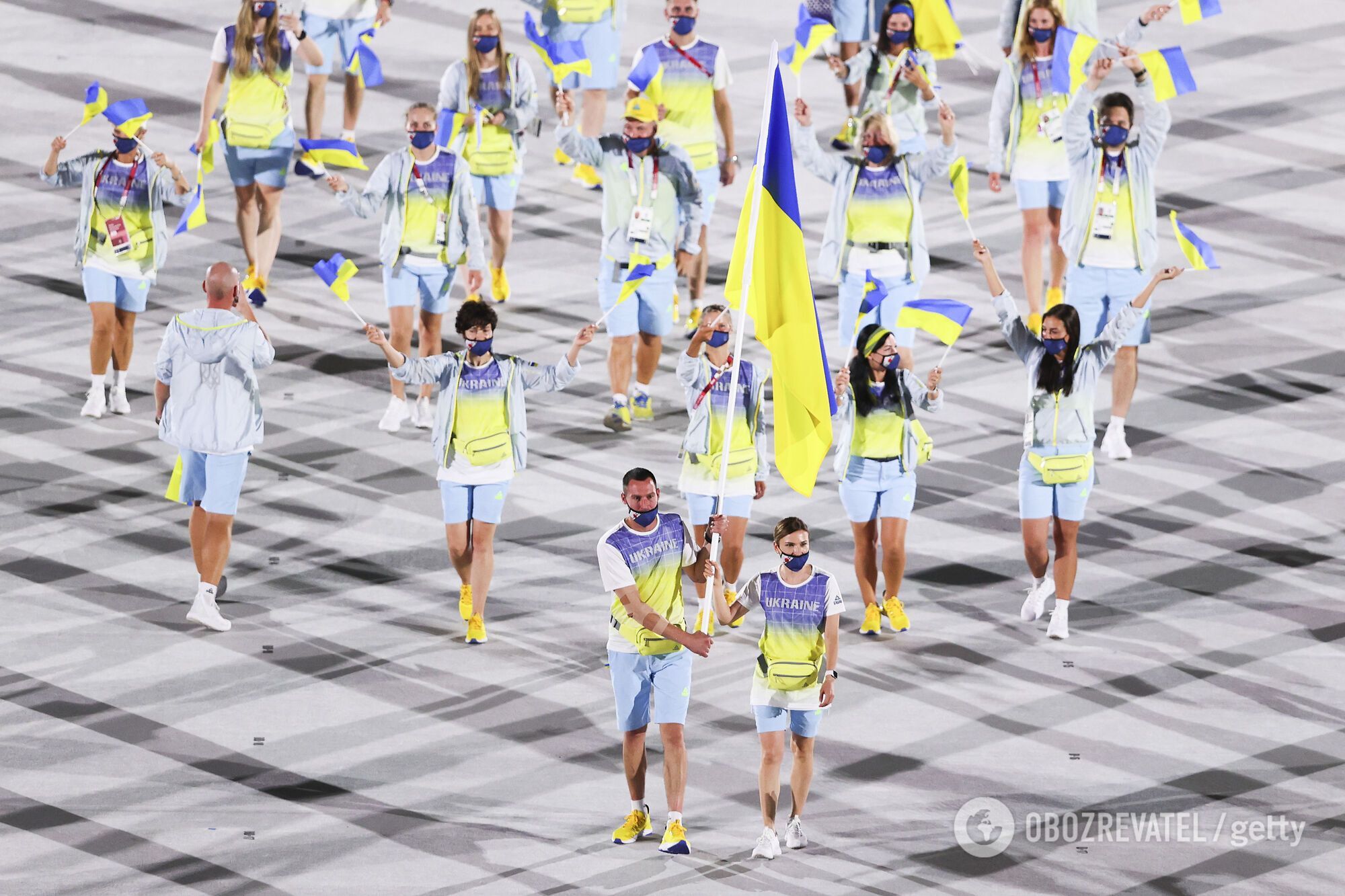 Збірна України на церемонії відкриття Олімпіади-2020