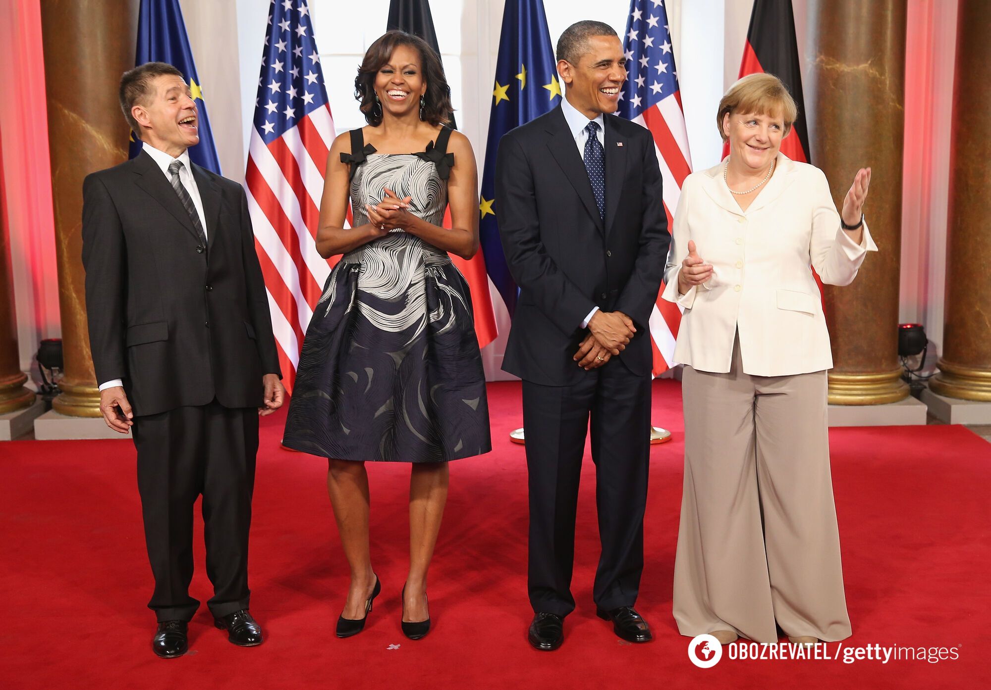 Одна із зустрічей Меркель з Обамою здивувала світ стилістів.