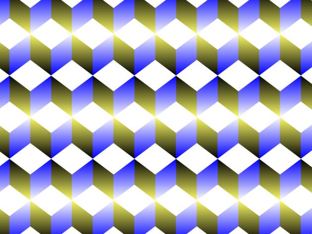 оптичні ілюзії: кубики