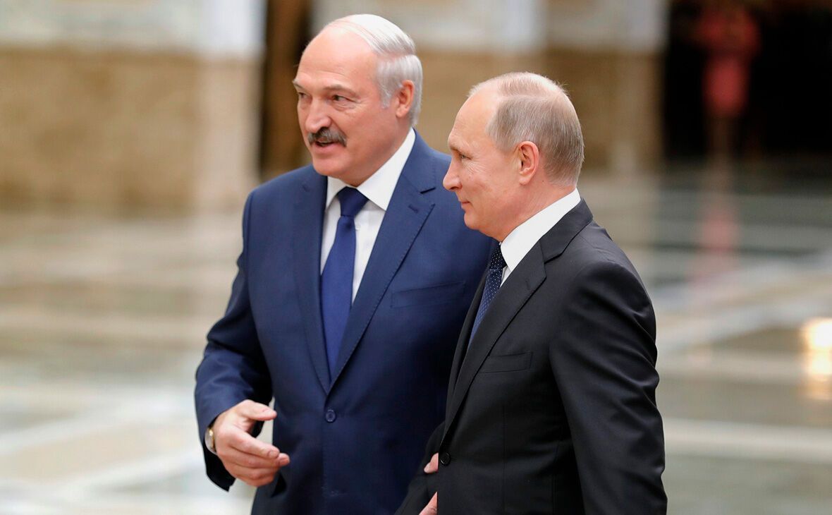 Олександр Лукашенко і Володимир Путін.