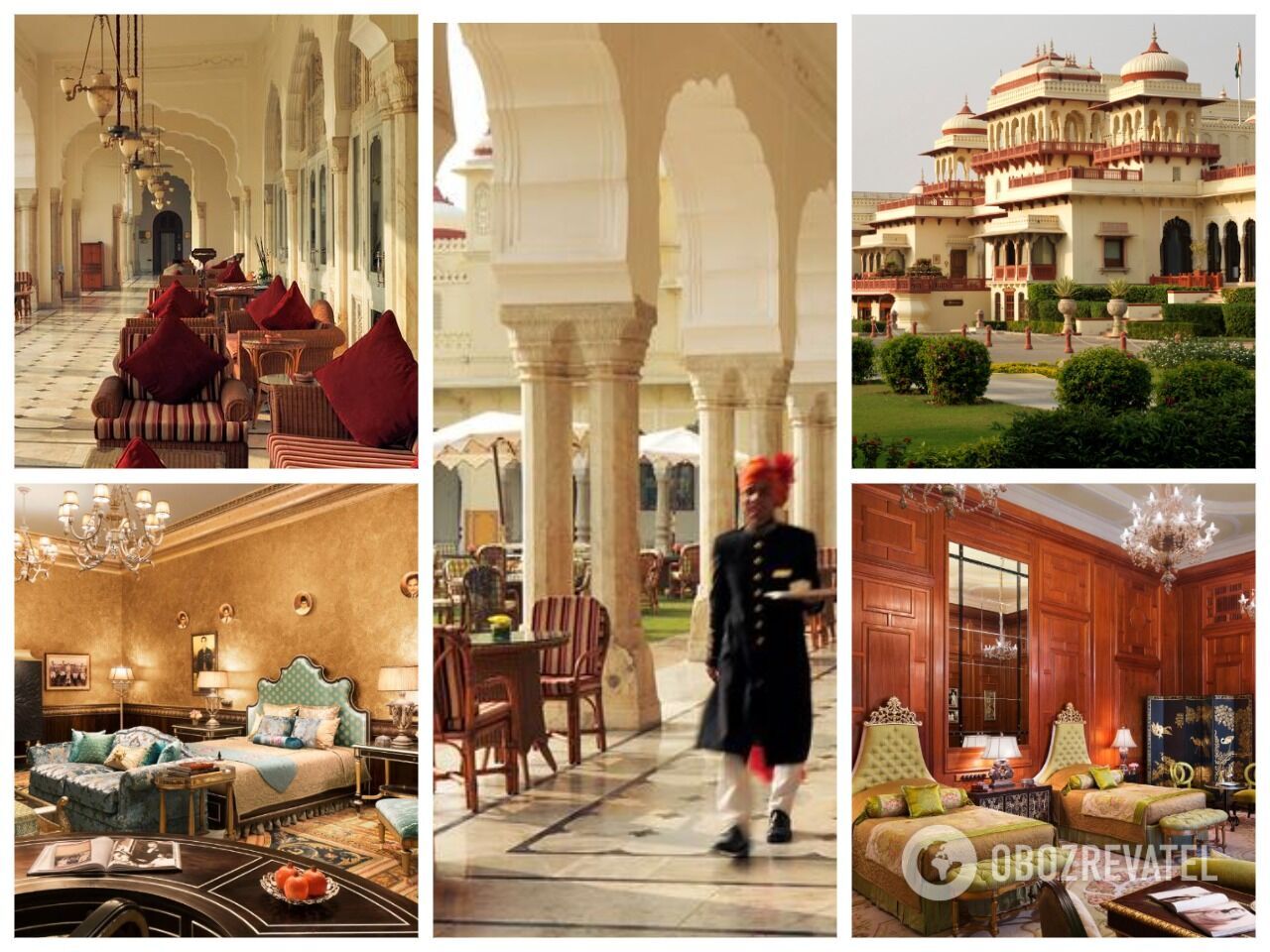 Палац Рамбага в Джайпурі в Індії