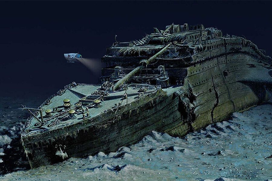 Уламки "Титаніка" лежать на глибині 3750 метрів