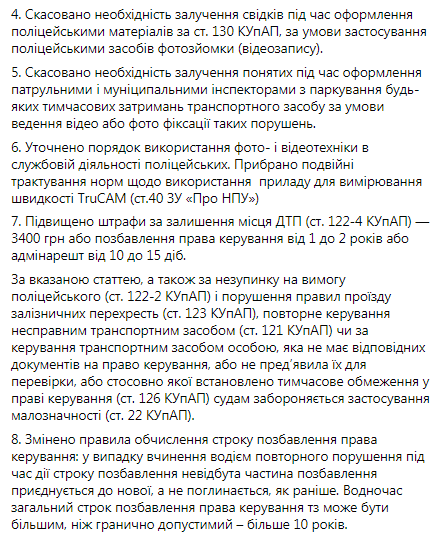 Пост Олексія Білошицького щодо підвищення штрафів