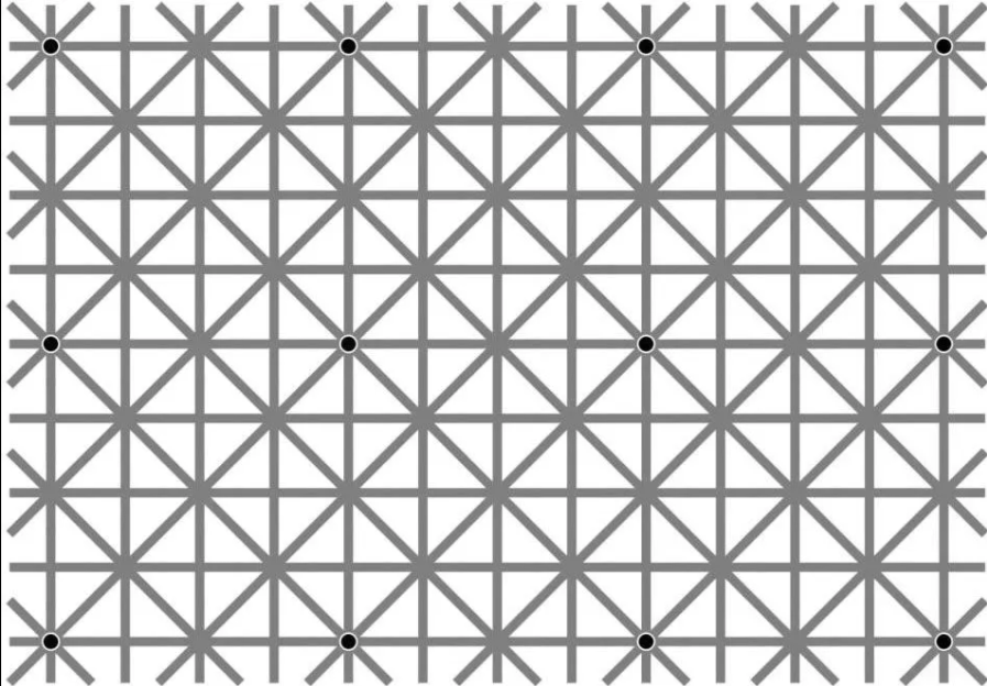 Оптична ілюзія зі "зникаючими" точками