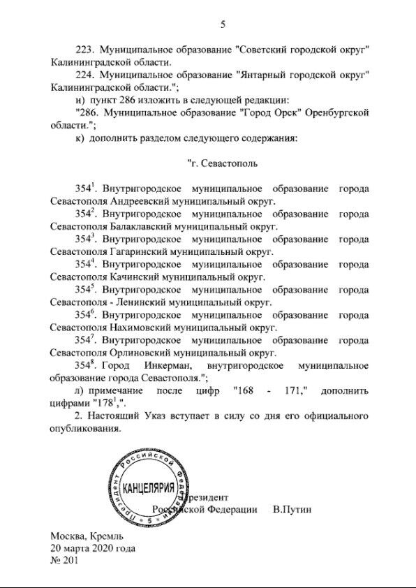 Путін заборонив українцям володіти ділянками в анексованому Криму